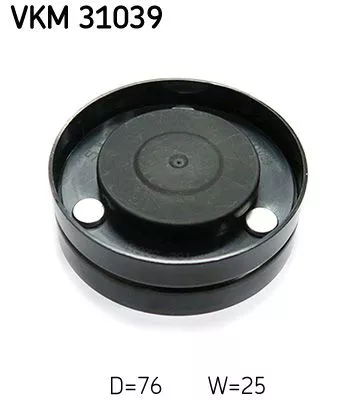 SKF Deflection/Guide Pulley, V-ribbed belt (VKM31039)