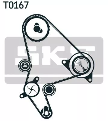 SKF Timing Belt Kit (VKMA03247)