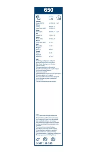BOSCH Wiper Blade (3397118320)