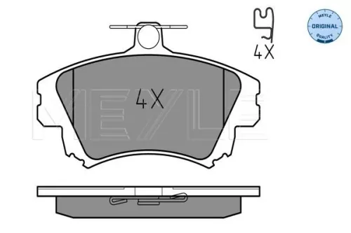 MEYLE Brake Pad Set, disc brake (0252198317)