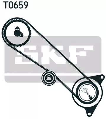 SKF Timing Belt Kit (VKMA91711)