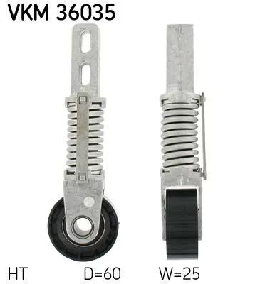 Belt Tensioner, V-ribbed belt