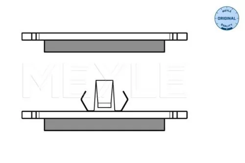 MEYLE Brake Pad Set, disc brake (0252310315)