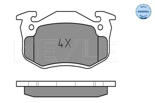 MEYLE Brake Pad Set, disc brake (0252109615/W)
