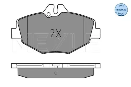 MEYLE Brake Pad Set, disc brake (0252374320)