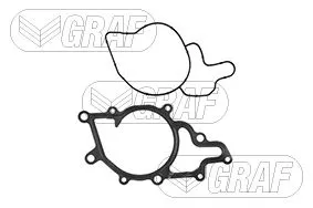 GRAF Water Pump, engine cooling (PA746)