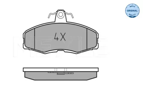 MEYLE Brake Pad Set, disc brake (0252086117)