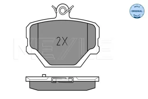 MEYLE Brake Pad Set, disc brake (0252199915)