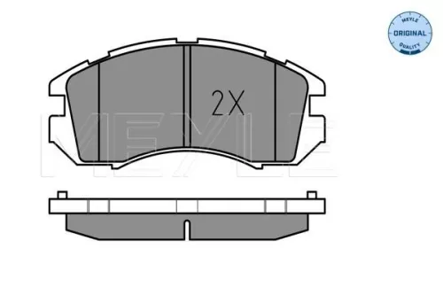 MEYLE Brake Pad Set, disc brake (0252172517/W)