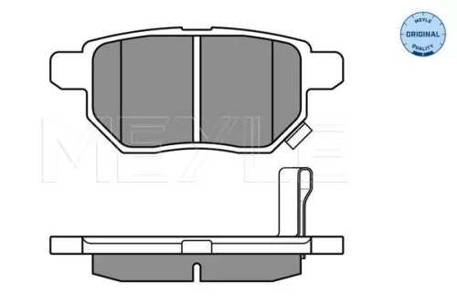 MEYLE Brake Pad Set, disc brake (0252461015/W)