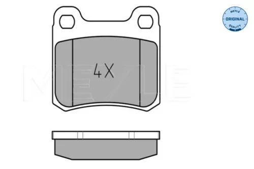 MEYLE Brake Pad Set, disc brake (0252068713)