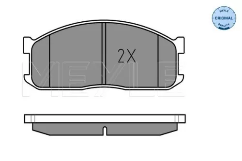 MEYLE Brake Pad Set, disc brake (0252000215/W)
