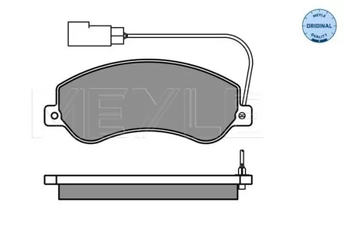 MEYLE Brake Pad Set, disc brake (0252448419/W)