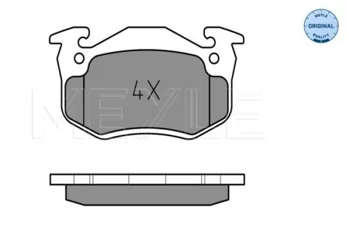 MEYLE Brake Pad Set, disc brake (0252063415)