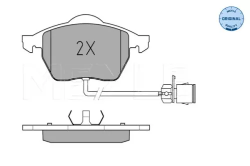 MEYLE Brake Pad Set, disc brake (0252067619/W)