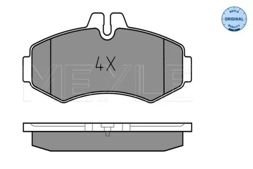 MEYLE Brake Pad Set, disc brake (0252302220)