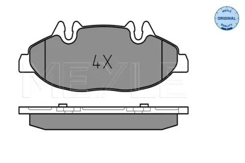 MEYLE Brake Pad Set, disc brake (0252400720)