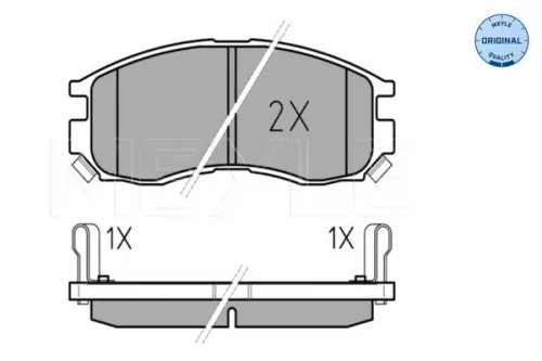 MEYLE Brake Pad Set, disc brake (0252164716/W)