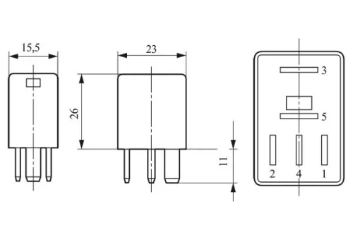 BOSCH Multifunctional Relay (0332207402)