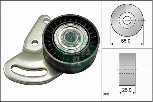 Tensioner Pulley, V-ribbed belt