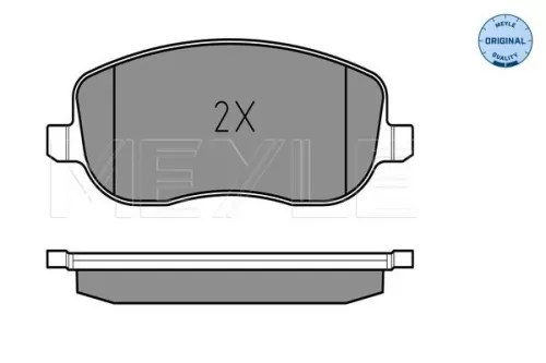 MEYLE Brake Pad Set, disc brake (0252026119/W)