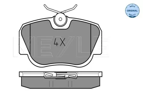 MEYLE Brake Pad Set, disc brake (0252105517)