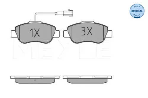 MEYLE Brake Pad Set, disc brake (0252407218)