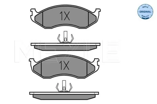 MEYLE Brake Pad Set, disc brake (0252182217)