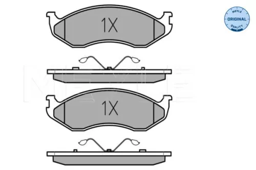 MEYLE Brake Pad Set, disc brake (0252182217)