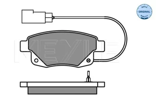 MEYLE Brake Pad Set, disc brake (0252448617/W)