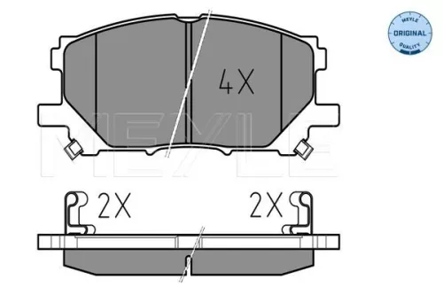 MEYLE Brake Pad Set, disc brake (0252398916)