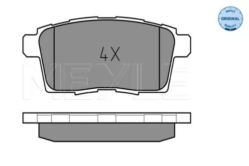 MEYLE Brake Pad Set, disc brake (0252454517)
