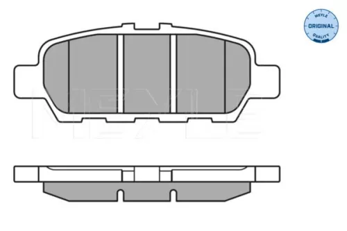 MEYLE Brake Pad Set, disc brake (0252487113/W)