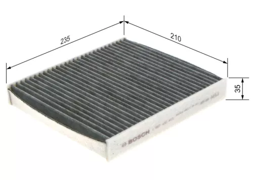BOSCH Filter, cabin air (1987432413)