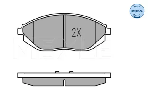 MEYLE Brake Pad Set, disc brake (0252526817/W)