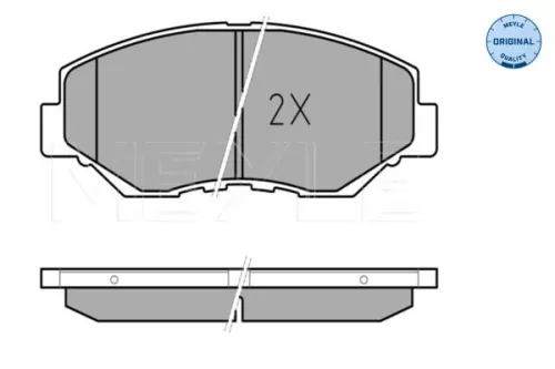 MEYLE Brake Pad Set, disc brake (0252386817)