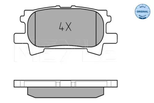 MEYLE Brake Pad Set, disc brake (0252396715)
