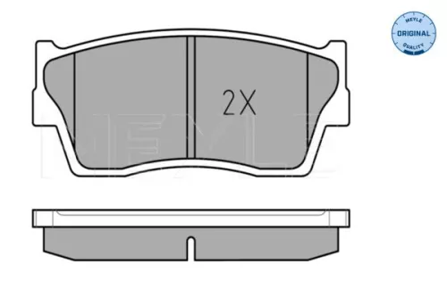 MEYLE Brake Pad Set, disc brake (0252150014/W)
