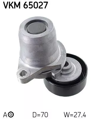 SKF Belt Tensioner, V-ribbed belt (VKM65027)