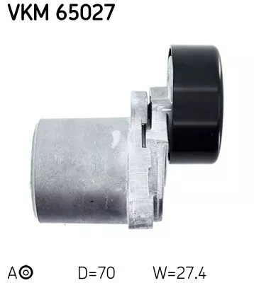 SKF Belt Tensioner, V-ribbed belt (VKM65027)