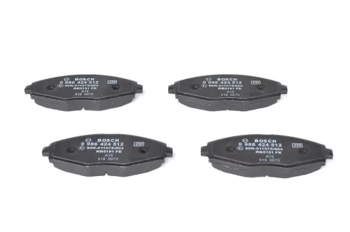 BOSCH Brake Pad Set, disc brake (0986424512)