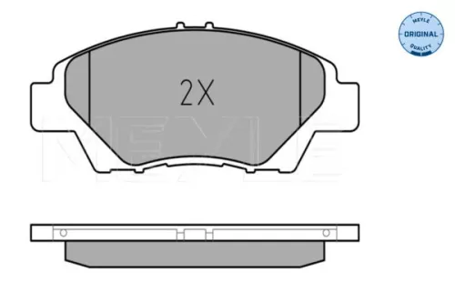 MEYLE Brake Pad Set, disc brake (0252497915/W)