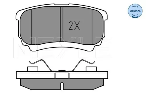 MEYLE Brake Pad Set, disc brake (0252401416/W)