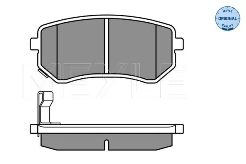 MEYLE Brake Pad Set, disc brake (0252427614/W)