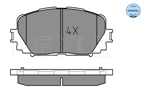MEYLE Brake Pad Set, disc brake (0252470817)