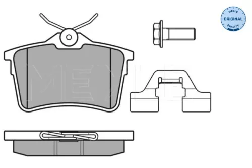 MEYLE Brake Pad Set, disc brake (0252476516/W)