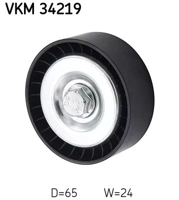 SKF Deflection/Guide Pulley, V-ribbed belt (VKM34219)