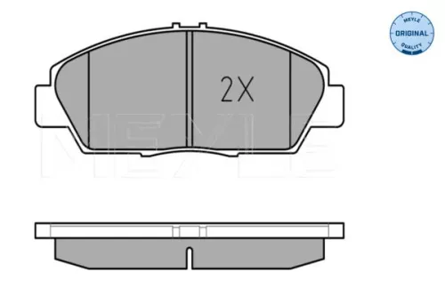 MEYLE Brake Pad Set, disc brake (0252187918/W)