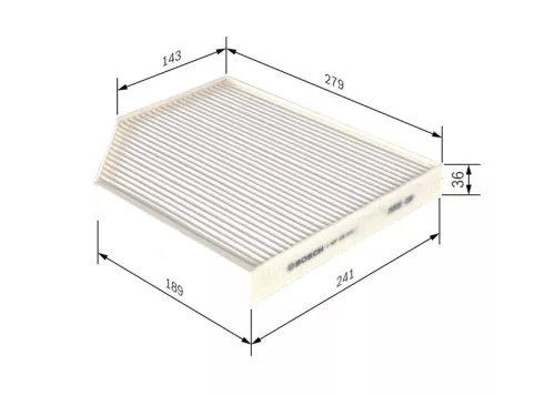 BOSCH Filter, cabin air (1987435016)