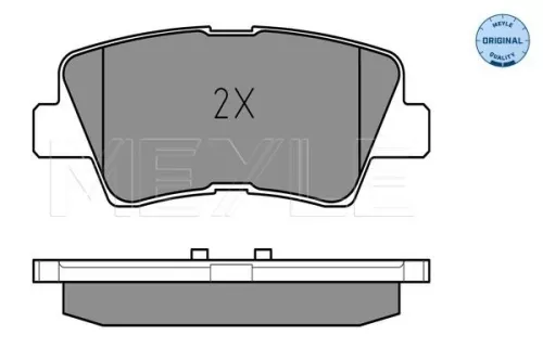MEYLE Brake Pad Set, disc brake (0252493415/W)